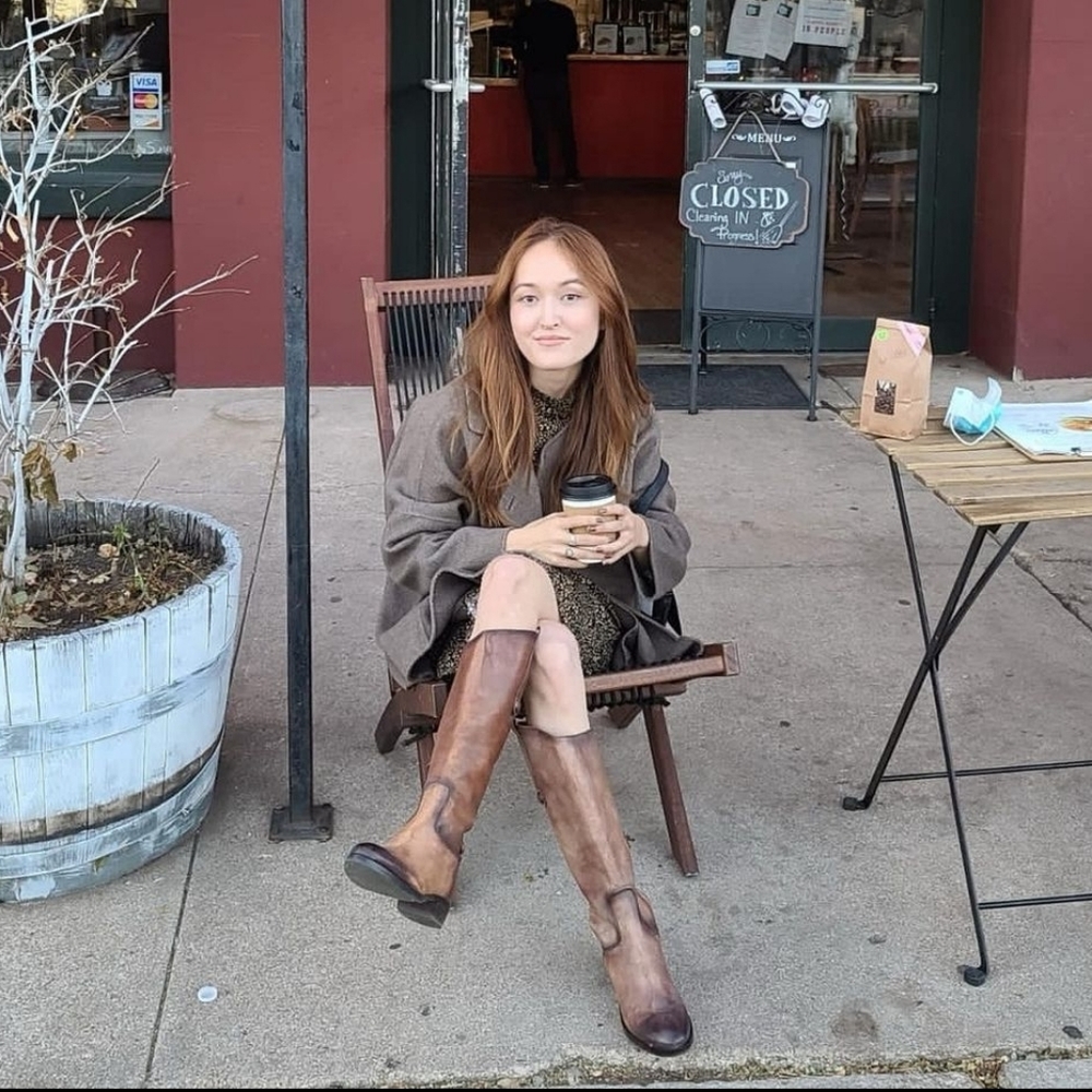Autumn vintage cowboy shoes